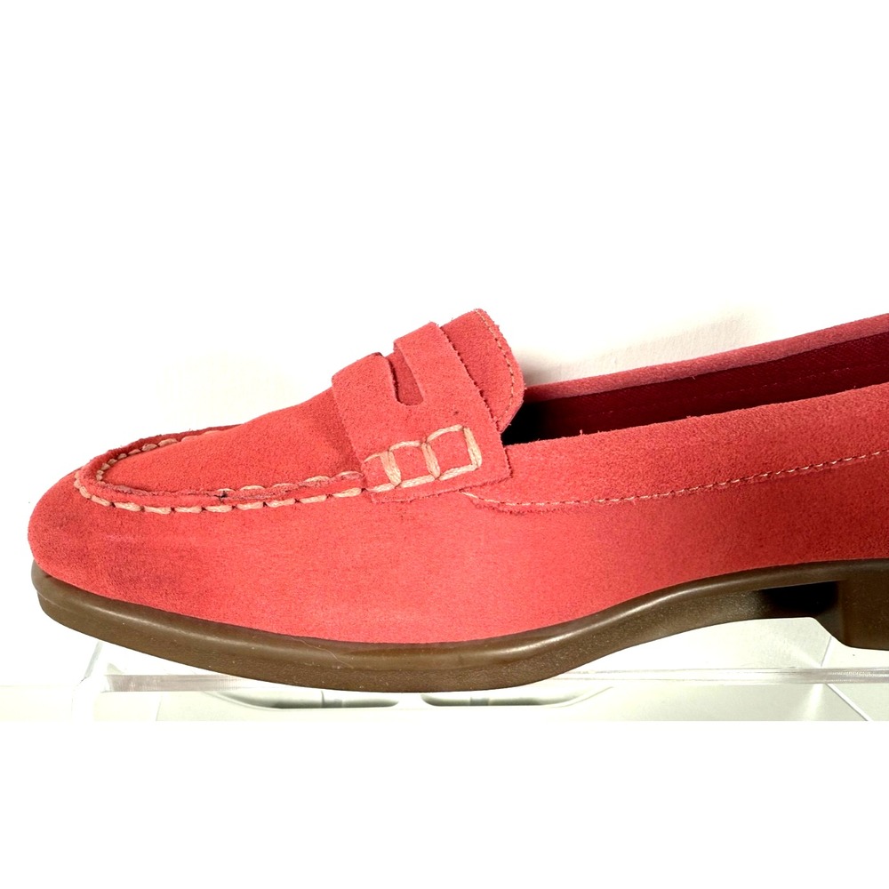 Aerosoles Seam Party Watermelon Suede Loafers Womens Size 11B w/Box - Picture 7 of 12